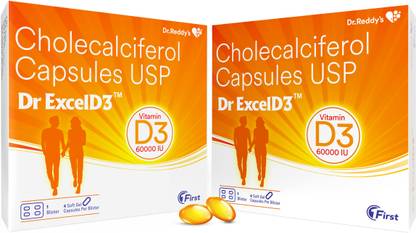 Dr ExcelD Cholecalciferol D3 Capsules