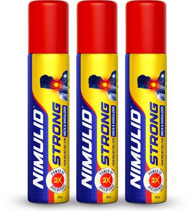 Nimulid Strong Pain Relief ( Pack of 3) Spray