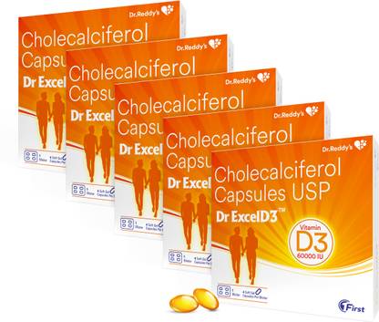 Dr ExcelD Cholecalciferol D3 Capsules
