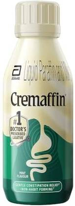 Cremaffin Constipation Relief Sugar Free Liquid Plain 225 ml x Pack of 2 Liquid