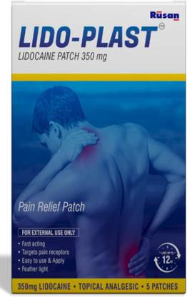 Rusan LIDO-PLAST Pain Relief Patches 350mg Patches