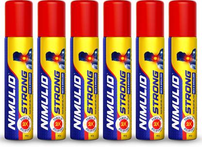 Nimulid Pain Relief SPRAY 42 g x Pack of 6 Spray