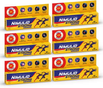 Nimulid strong Pain Relief (Pack of 6) Gel