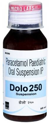 Dolo 250 mg Suspension Liquid
