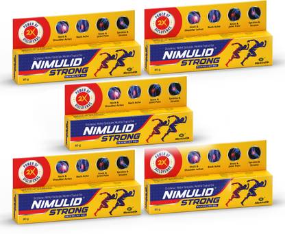 Nimulid strong Pain Relief (Pack of 5) Gel