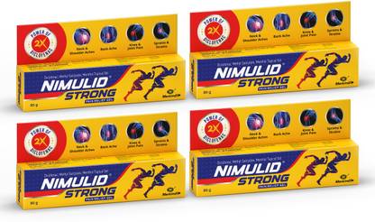 Nimulid Strong Pain Relief (Pack of 4) Gel