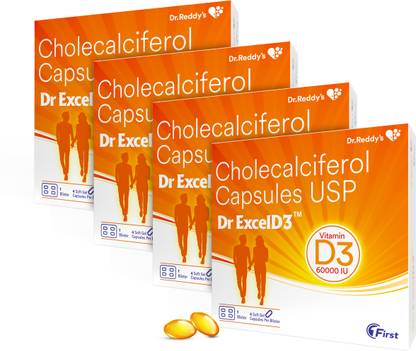 Dr ExcelD Cholecalciferol D3 Capsules