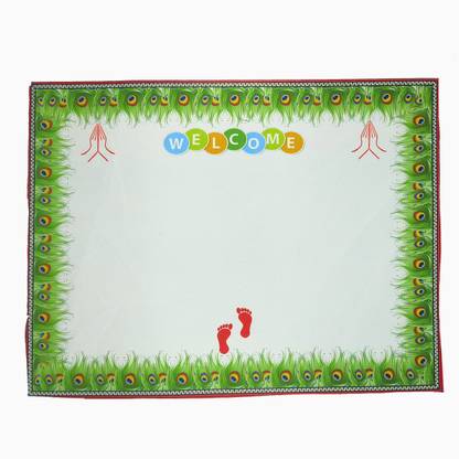 Seven Square Kanku Pagla Rumal Welcome Cloth For Bride & Baby Swagat Asan For Puja & Wedding Altar Cloth