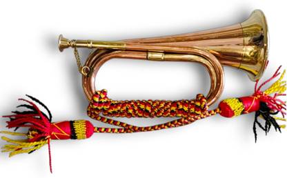 robin collection Pure Copper Army Wake Up Bugle Loud and Crisp Alto Horn