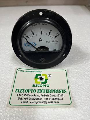 Elecopto Round Ampere Meter 10 A Ammeter