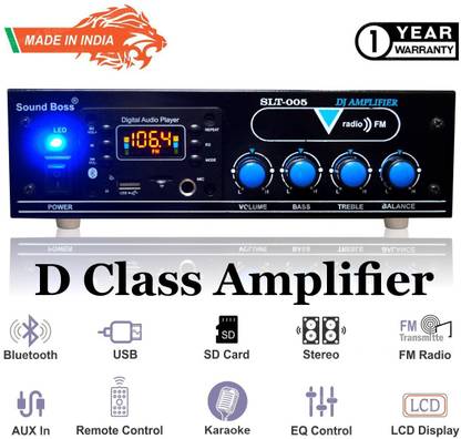 Sound Boss SLT-005 2 Channel D-CLASS High Power Stereo 260 W AV Power Amplifier