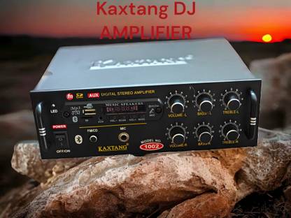 KAXTANG remix 1002 Full Black Digital Stereo With BT/ USB/ SD-Card /FM /AUX 5000 W AV Power Amplifier