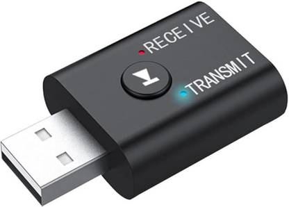 Elevea 2-in-1 USB Bluetooth Adapter - Perfect Gift for Audio Connectivity 5 W AV Control Receiver