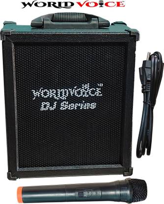world voice SERIES PROFESSIONAL Bluetooth CUBE-32 Power Amplifier with Cordless MIC/ECHO MIC 30 W AV Power Amplifier