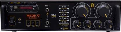 MEDHA D.J. PLUS DL-4500 PROFESSIONAL MOSFET AMPLIFIER WITH BIG DJ LED SPECTRUM & DUAL MIC INPUT 500 W AV Power Amplifier