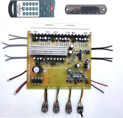 TECH AND TRADE 4440 FIVE IC BASED 4.1 AUDIO AMPLIFIER HOME THEATRE BLUETOOTH MODULE DIY KIT BOARD 150 W AV Control Amplifier