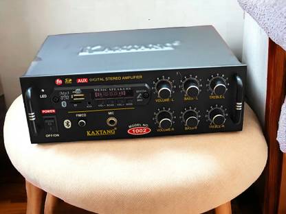 KAXTANG 1002 Bluetooth Full Black Digital Stereo Amplifier BT/ USB//SD Card /FM /AUX 5000 W AV Power Amplifier