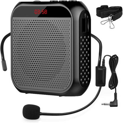 SERPLEX Portable Voice Amplifier with Microphone Headset for Teacher 8 W AV Power Amplifier