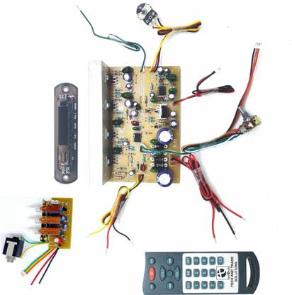 TECH AND TRADE TDA2050 IC 4.1& 2.1 CH 4IC TOWER SPEAKERS MAIN BOARD BT MODULE MIC DRIVER 200 W AV Control Amplifier