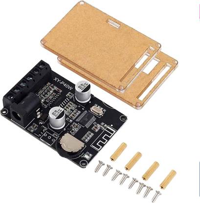 amiciSound Mini 40W Bluetooth 5.0 Amplifier Board, Dual Channel, AUX Input/Output 40 W AV Control Amplifier