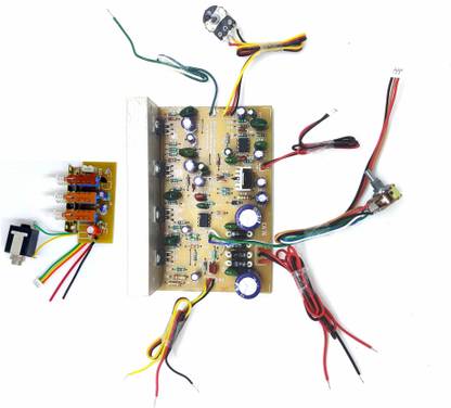 TECH AND TRADE 2050 IC 4.1&2.1 CHANNEL 4IC CONVERTIBLE TOWER SPEAKERS BOARD& MIC DRIVER 200 W AV Control Amplifier