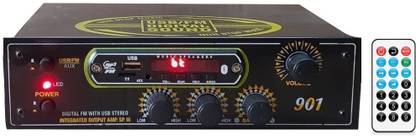 Zigshash Audio 30+30 Watts Stereo Amplifier with Bluetooth, USB, SD Card, Aux, FM 60 W AV Power Amplifier