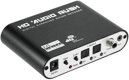 DooBuy Digital 5.1 Amplifier Analog Audio decoder SPDIF Coaxial Stereo to RCA DTS AC3 100 W AV Power Amplifier