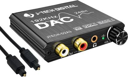 DooBuy Digital to Analog Audio Converter with Headphone Amplifier 192kHz 24bit Coaxial 100 W AV Power Amplifier