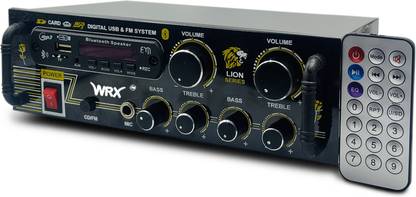 WRX MIC Input/USB/SD Card Slot/FM Radio/AUX Input/Remote Control/Amplifier Bluetooth 160 W AV Power Amplifier