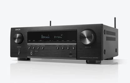 DENON AVR-S760H 7.2 Ch 8K AV Receiver, Dolby Atmos Height Virtualization, 75 W AV Control Receiver