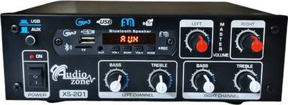 AUDIO ZONE 4440IC Stereo Amplifier 6000W PMPO, 4 Way Speaker output with Bluetooth 40 W AV Power Amplifier