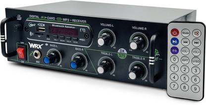 WRX Glossy Cabinet Amplifier Bluetooth USB AUX Input FM Radio SD Card Slot MIC Input 160 W AV Power Amplifier