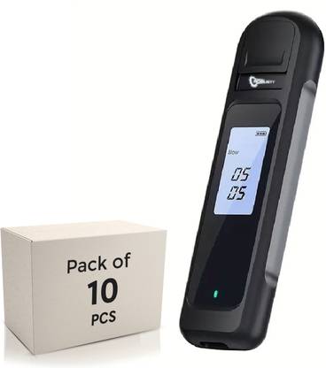 Robustt Alcohol Testing Machine Rechargeable Alcohol Tester|Digital Display (Pack of 10) Analytical Scale