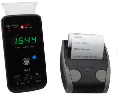 KERRO Alcohol Tester AA2010P Breathalyzer & Quick Screening Test With Printer Analytical Scale
