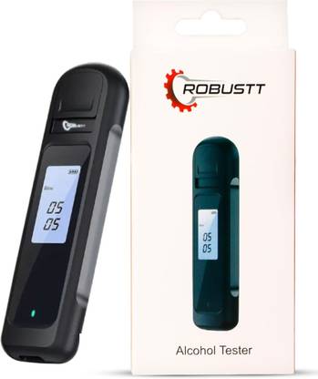 Robustt Alcohol Testing Machine Rechargeable Portable Alcohol Tester LCD Digital Display Analytical Scale