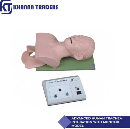 KHANNA TRADERS ADVANCED HUMAN TRACHEA INTUBATION WITH MONITOR ANATOMIC MODEL Anatomical Body Model