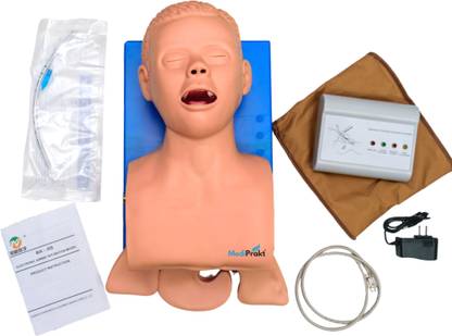 MediPrakt | ELECTRONIC TRACHEA INTUBATION MODEL | AIRWAY INTUBATION TRAINING SIMULATOR | Anatomical Body Model