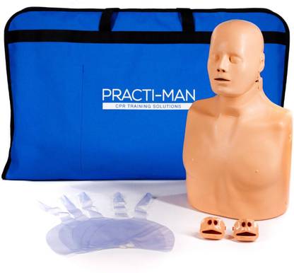 Max Plus | Practi-MAN | ADULT CPR-AED TRAINING MANIKIN | Anatomical Body Model