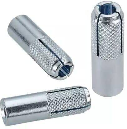 Implemental MS Bullet Fastener/Thread Shield (TS) /Hammer Set Anchor (42 X 10MM, 20pcs) Drop-In Anchor