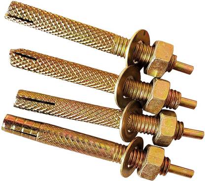 Fixate Hard Metal Pin Type Anchor Fasteners 16x150mm x 4pcs Drop-In Anchor