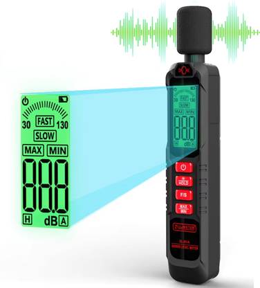ZITRONIX Digital Decibel Meter Sound Level Meter 30 to 130 dB LCD Digital  Anemometer