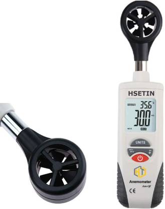 KERRO Digital Handheld Anemometer for Measuring Wind Speed & Temperature HT-380 Digital  Anemometer