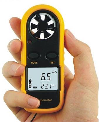 Real Instruments GM816 Portable Anemometer Thermometer Air Wind Flow Velocity Speed Gauge Meter Digital Anemometer