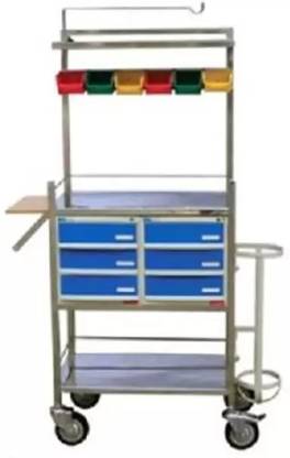 Medico CRASH CART TROLLEY Anesthesia trolley