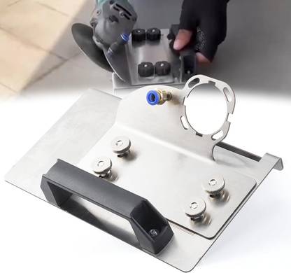 NIKTION Angle Grinder Stand for Tile 45° Chamfer Cutting,45 °Degree Tile Chamfering Tool Angle Grinder