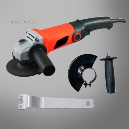 RanPra 4INCH LONG HANDLE ANGLE GRINDER WITH WRENCH, GAURD & HANDLE Angle Grinder
