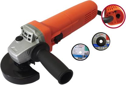 DUMDAAR Double Switch 1100w Angle Grinder Machine With Bosch Grinding and Cutting wheel Angle Grinder