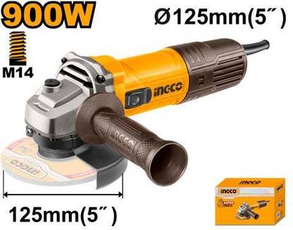 INGCO AG90028 ANGLE GRINDER 900W 5" Angle Grinder