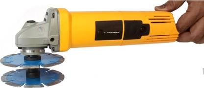 High Q 4"(100MM) DOUBLE BLADE ANGLE GRINDER WITH ATTACHMENT & ADAPTOR Angle Grinder