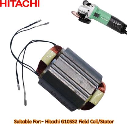 luckyParts Hitachi G10SS2 Angle Grinder Field Coil 100% Copper suitable for Hikoki G10SS2 Angle Grinder